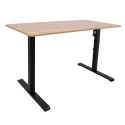 Desk ERGO OPTIMAL with 1 motor 120x60cm, oak/black Desk ERGO OPTIMAL with 1 motor 120x60cm, oak/black