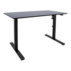 Desk ERGO OPTIMAL with 1 motor 120x60cm, black