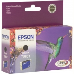 Epson Hummingbird T0801 Black Ink Cartridge mustekasetti Alkuperäinen Musta