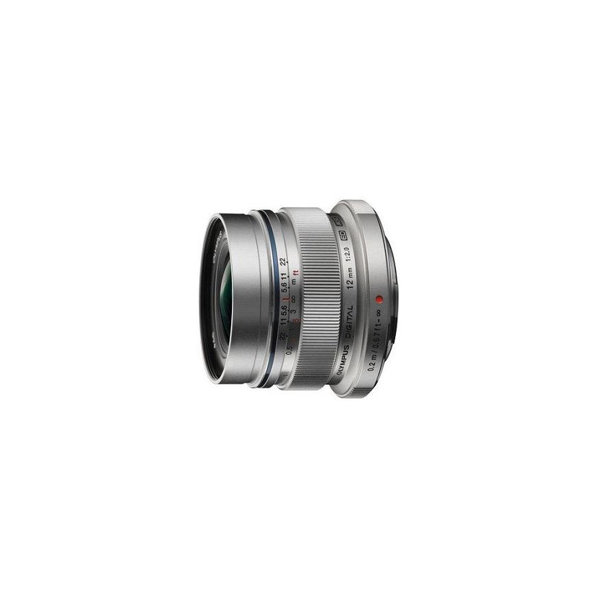 Olympus M.ZUIKO DIGITAL ED 12mm 1:2.0 MILC/SLR Silver