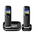 Panasonic KX-TGJ322 DECT telefons Zvanītāja ID Melns Panasonic KX-TGJ322 DECT telefons Zvanītāja ID Melns