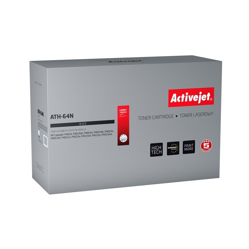 Activejet ATH-64N тонерный картридж 1 шт Совместимый Черный