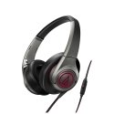 Audio-Technica ATH-AX5iS Наушники Проводная Оголовье Музыка Черный, Серый, Красный
