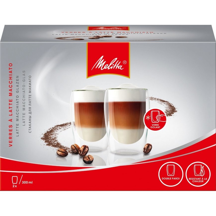 Melitta 212910 kavos stiklinė Permatomas 2 vnt 300 ml
