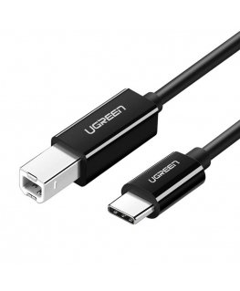 Printer Cable USB-C 2.0 to USB-B UGREEN US241, 1m (black)