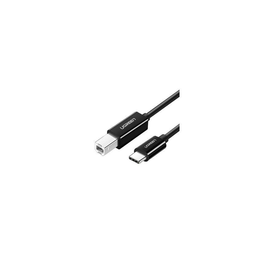 Printer Cable USB-C 2.0 to USB-B UGREEN US241, 1m (black) – 2