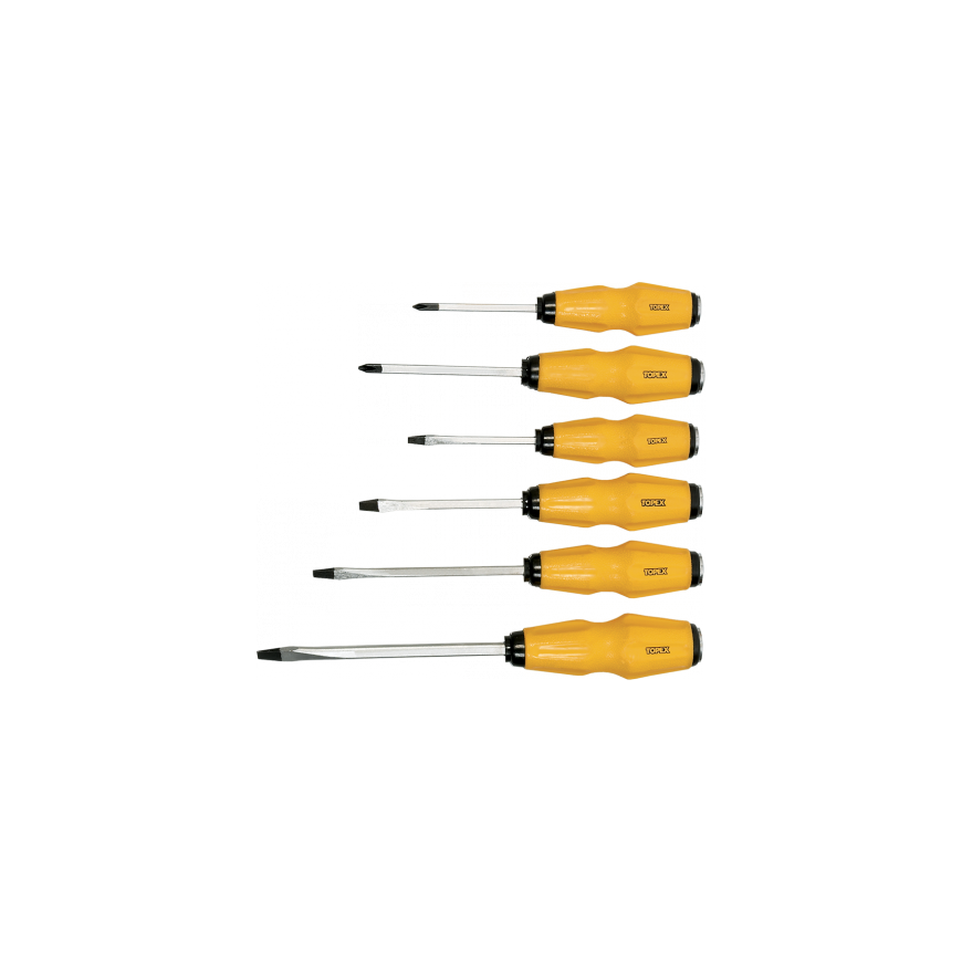 Topex Impact screwdrivers, 6 pcs
