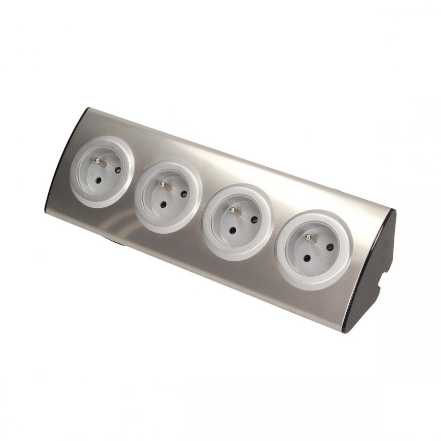 Orno Arno Socket 4x230V STAINLESS STEEL – 3