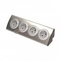 Orno Arno Socket 4x230V STAINLESS STEEL Orno Arno Socket 4x230V STAINLESS STEEL