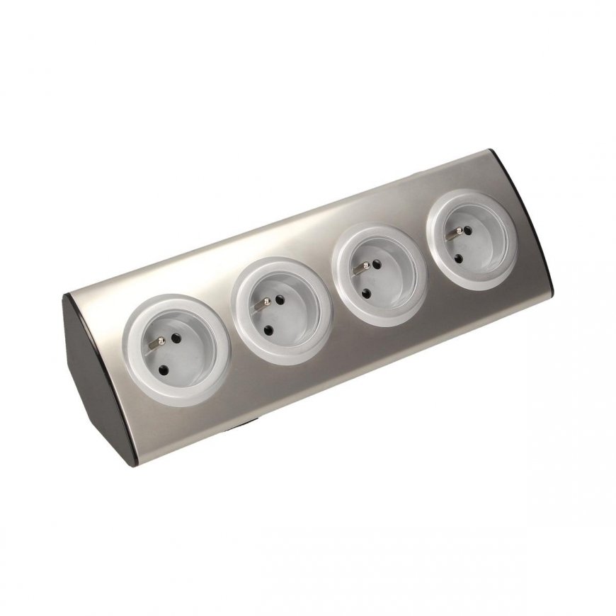 Orno Arno Socket 4x230V STAINLESS STEEL – 5