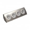Orno Arno Socket 4x230V STAINLESS STEEL Orno Arno Socket 4x230V STAINLESS STEEL