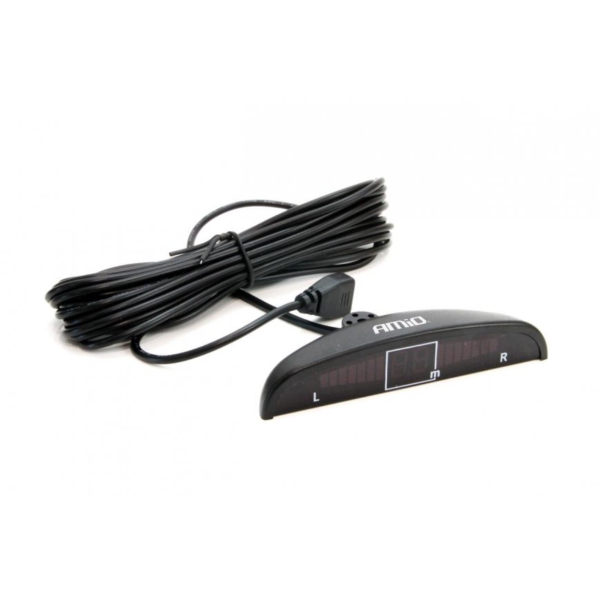 Amio Rinkinys czujników parkowania cofania buzzer 4 sensory Sidabrinė – 6