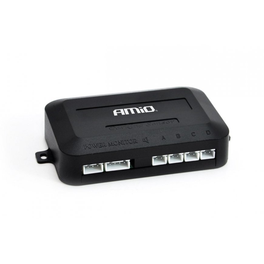 Amio Rinkinys czujników parkowania cofania buzzer 4 sensory Sidabrinė – 7