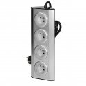 Orno Furniture and kitchen socket with Velcro fasteners 4x2P + Z INOX with 1.5 m cable. Orno Furniture and kitchen socket with Velcro fasteners 4x2P + Z INOX with 1.5 m cable.