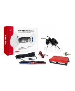 Amio Parking sensor kit, reverse, max LED 4 white sensors