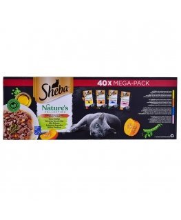 SHEBA Nature's Collection Mix - kassi märgtoit - 40x85g