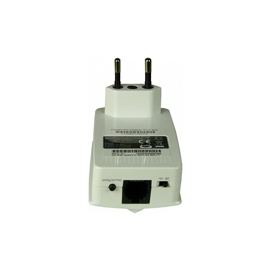 Inter-Tech PLA-200 200 Mbit/s Ethernet LAN Valge 1 tk – 5