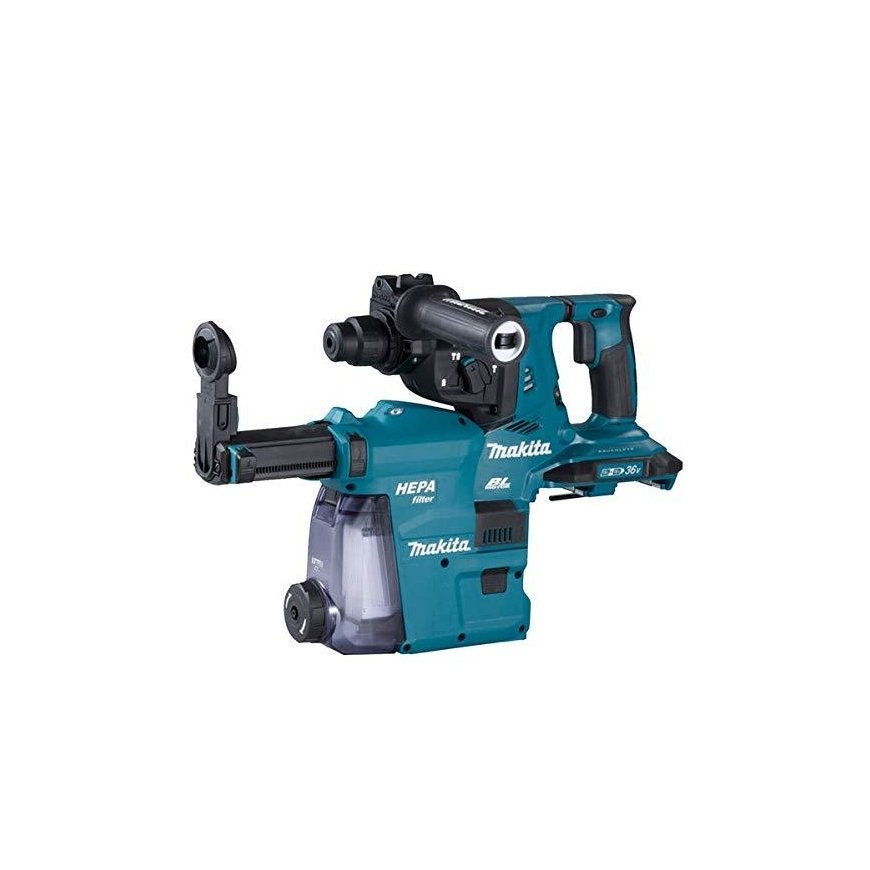 Makita DHR280ZWJ Cordless perforator, 2X18 V, SDS-PLUS, 2.8J LED, VACUUM, Without batteries and char – 2