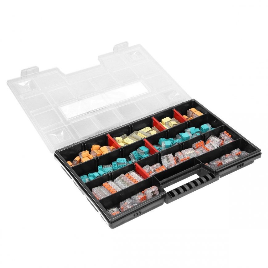 Orno HOUSE PREMIUM installation coupling set, 151 pcs. Connection: 25x 2-wire 25x 3-wire 20x 4-wire – 2