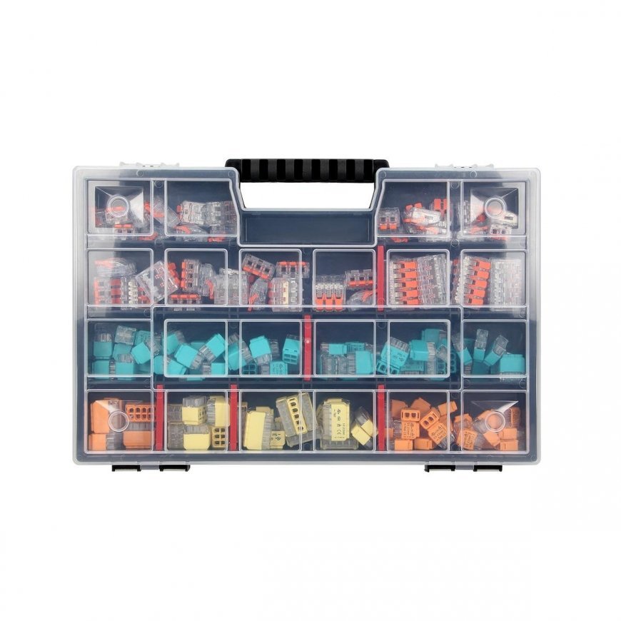 Orno HOUSE PREMIUM installation coupling set, 151 pcs. Connection: 25x 2-wire 25x 3-wire 20x 4-wire – 6
