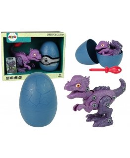 Lean Sport Lean Cars Dinosaur Stygimoloch Kit with DIY Egg Screwdriver Purple