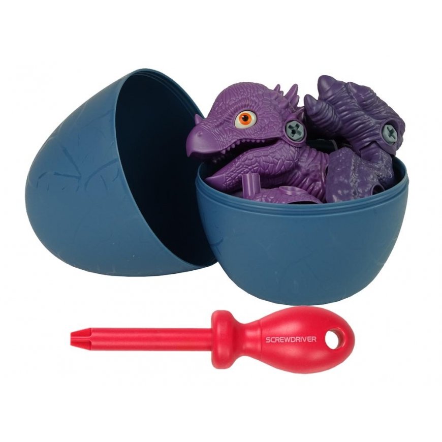 Lean Sport Lean Cars Dinosaur Stygimoloch Kit with DIY Egg Screwdriver Purple – 3