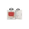 Guess Protective Case Silicone Charm Heart for AirPods Pro Red