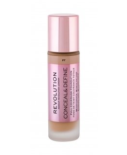 Makeup revolution Skystas makiažo pagrindas Revolution Make Up Conceal & Define F7 (23 ml)