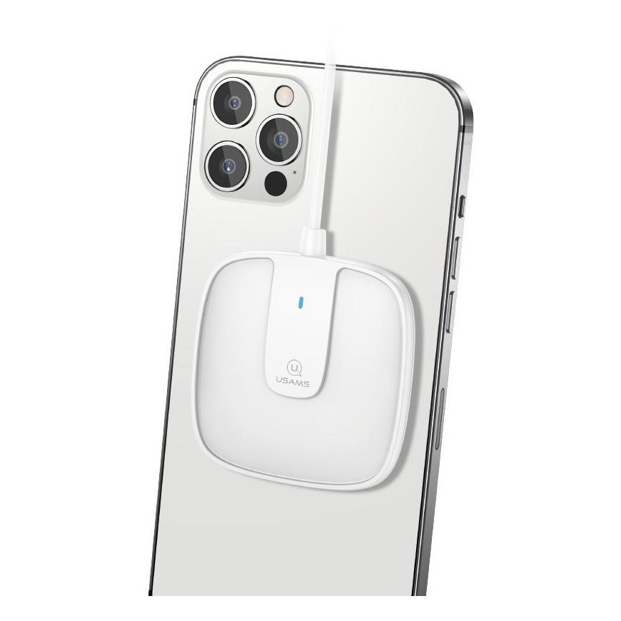 USAMS wireless magnetic charger 15W, White – 2