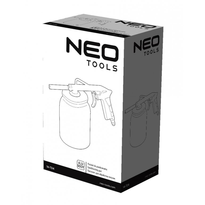 Neo Sandblasting gun with 750cc tank – 2