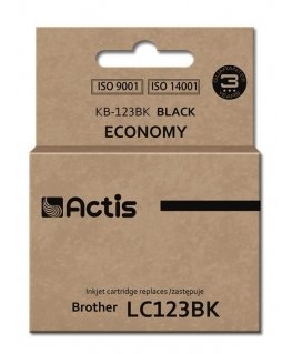 Actis KB-123BK mustekasetti 1 kpl Yhteensopiva Perusvärintuotto Musta