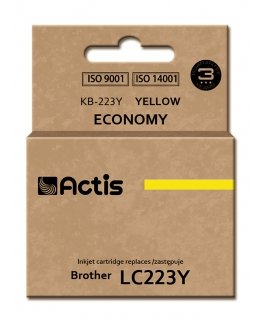 Actis KB-223Y ink (replacement for Brother LC223Y Standard 10 ml yellow)