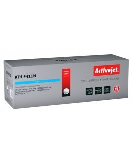 Activejet ATH-F411N (pakaitinis įrenginys HP 410A CF411A Supreme 2 300 puslapių mėlynos spalvos)