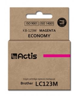 Actis KB-123M ink (replacement for Brother LC123M/LC121M Standard 10 ml magenta)