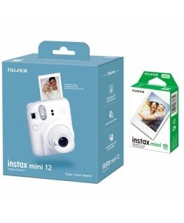 Fujifilm Instax Mini 11 Camera, Caly White + instax mini