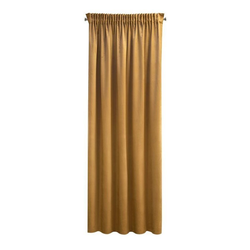 Eurofirany PIERRE CARDIN SIBEL Naktinė užuolaida iš minkšto aksomo, 260 g/m2, 140X270 cm, juosta / t – 4