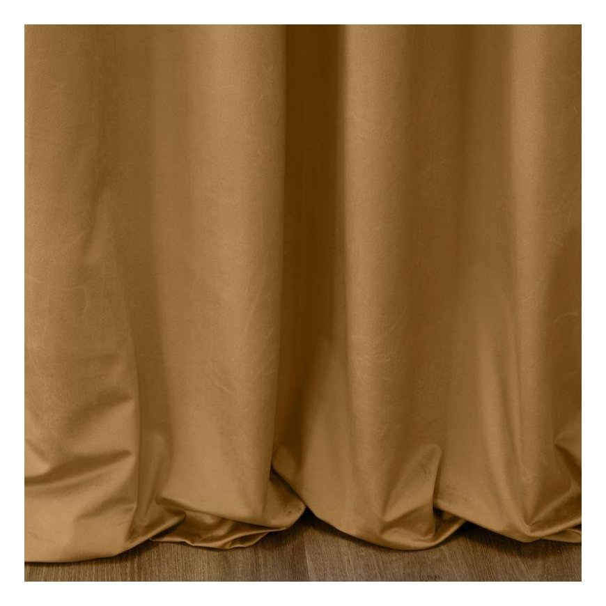 Eurofirany PIERRE CARDIN SIBEL Naktinė užuolaida iš minkšto aksomo, 260 g/m2, 140X270 cm, juosta / t – 8