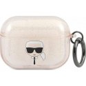 Karl Lagerfeld Head Glitter apsauginis dėklas, skirtas Airpods Pro auksui Karl Lagerfeld Head Glitter apsauginis dėklas, skirtas Airpods Pro auksui
