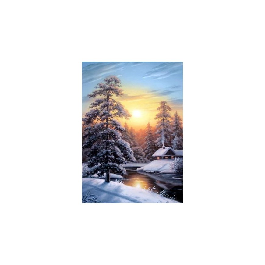 Beldizart Winter sunrise 50*70 cm WD2611
