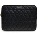 Dėklas na tabletė Guess Guess Sleeve GUCS13QLBK 13" juoda /juoda dygsniuota Dėklas na tabletė Guess Guess Sleeve GUCS13QLBK 13" juoda /juoda dygsniuota