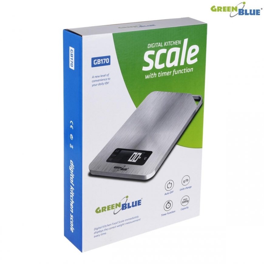 Kitchen scale GreenBlue GreenBlue GB170 Digital kitchen scale with timer min 1g max 5000g – 2