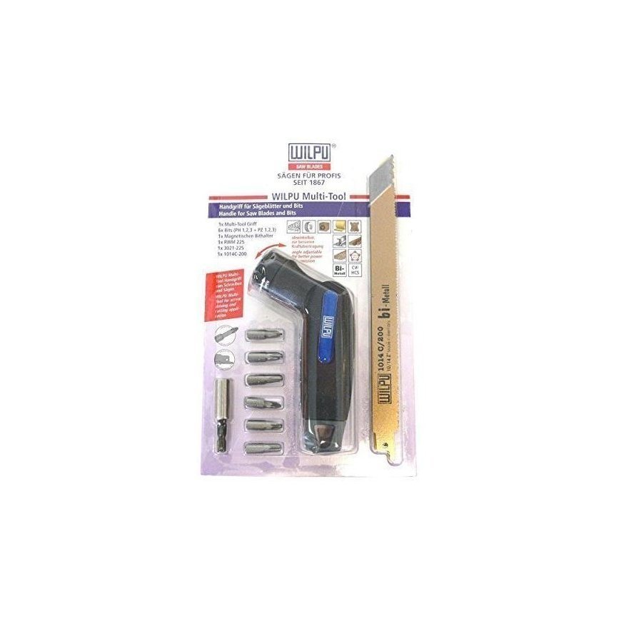 Set of bits and saws WILPU No. 1 with Multi-Tool handle