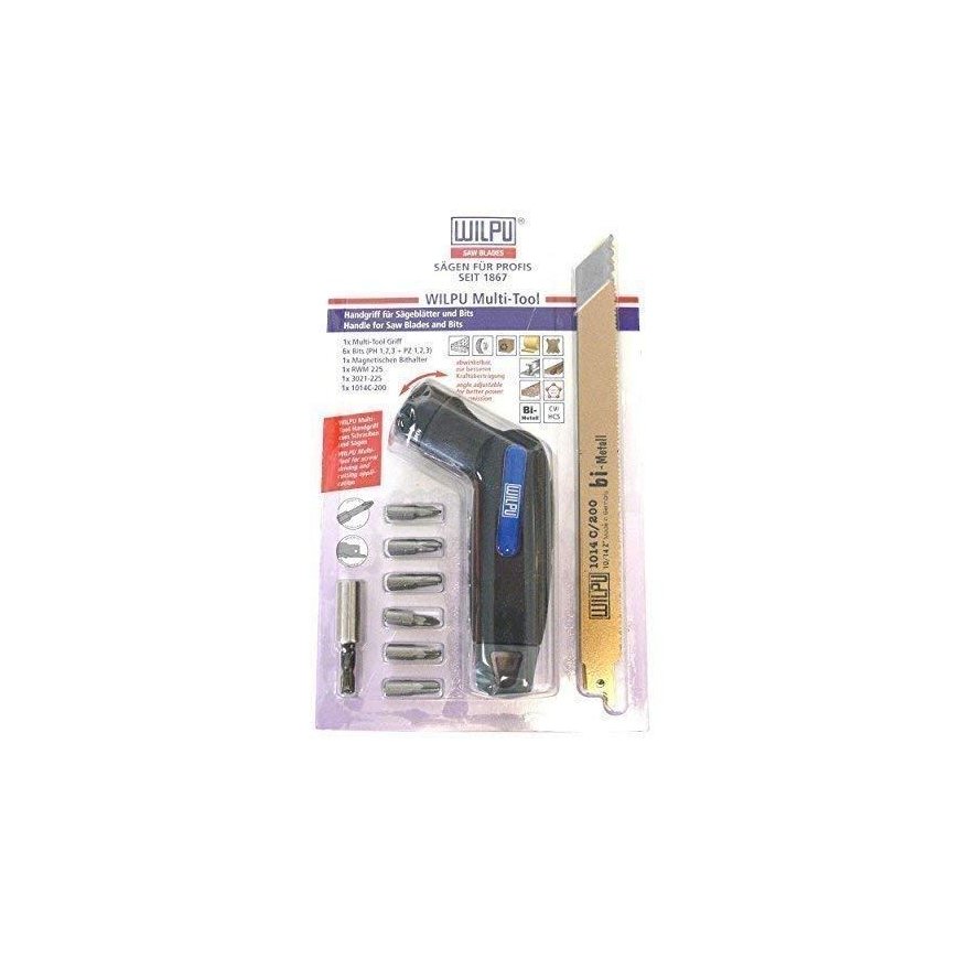 Antgalių ir pjūklelių rinkinys WILPU Nr.1 su Multi-Tool rankena – 3