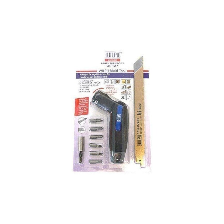 Set of bits and saws WILPU No. 1 with Multi-Tool handle – 4