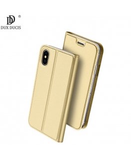 Dux Ducis Premium line Skin Pro Magnetic book case for Samsung Galaxy S23 Plus (S916B) Gold