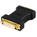 Deltaco DVI-6 гендерный адаптер VGA Черный Deltaco DVI-6 гендерный адаптер VGA Черный