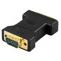 Deltaco DVI-6 гендерный адаптер VGA Черный Deltaco DVI-6 гендерный адаптер VGA Черный