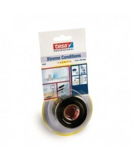 Tesa self-sealing tape 25mm black 3m - H0460004