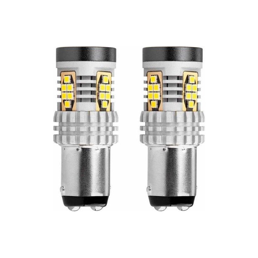 Amio Canbus 3020 24smd 1157 bay15d p21 / 5w baltos LED lemputės – 2