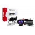 Amio Parking sensors set, reverse, led-graf 8 sensors silver Amio Parking sensors set, reverse, led-graf 8 sensors silver